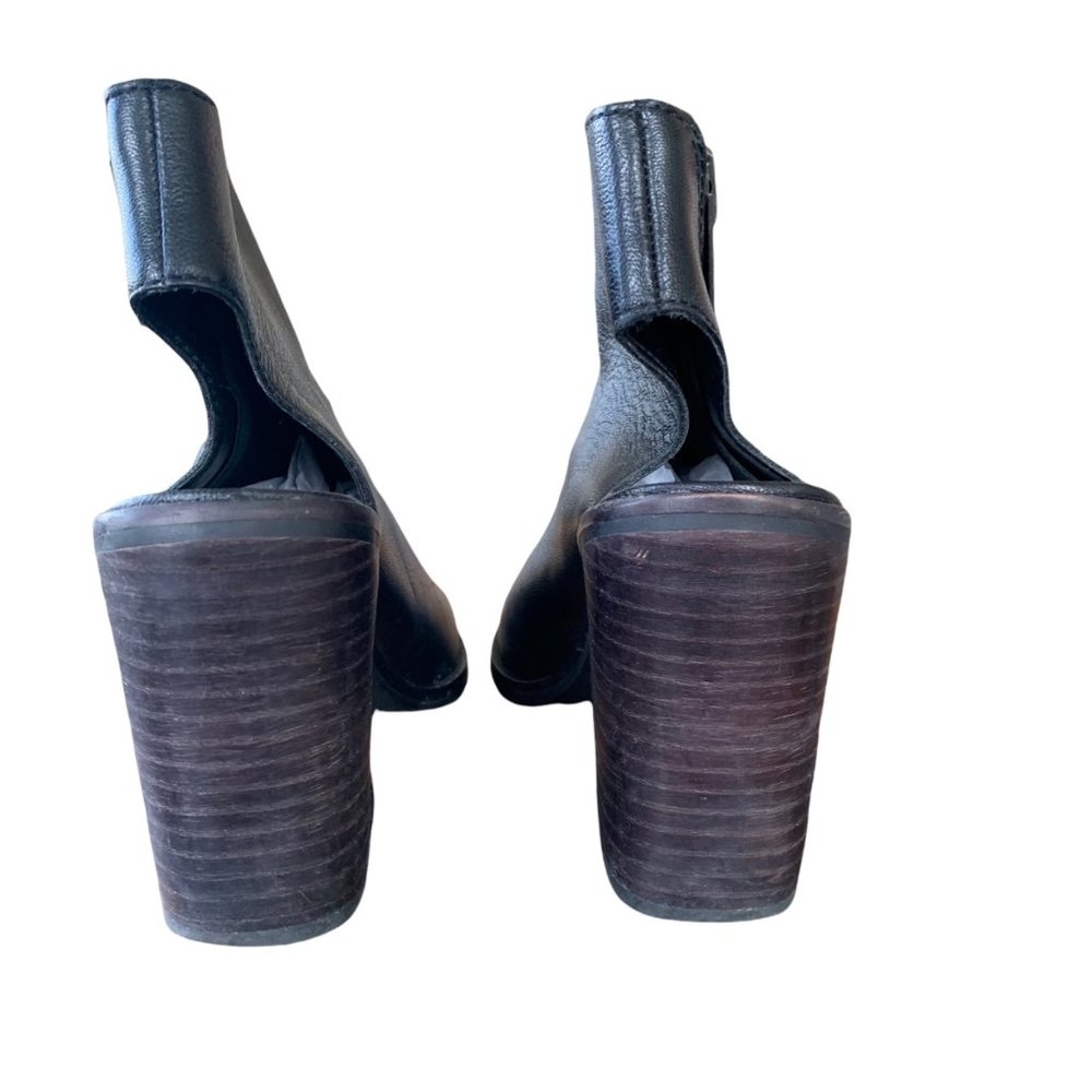 Steve Madden Leather Platform Open Toe Booties - image 4